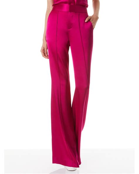 Alice Olivia Alice Olivia Dylan High Waisted Wide Leg Pant Lyst