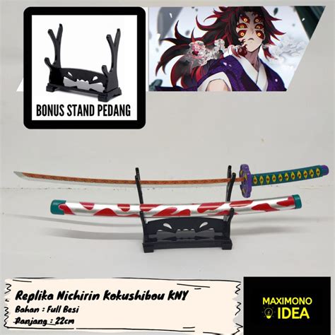 Jual Pedang Kokushibou Anime Demon Slayer Kny Ukuran Gantungan Kunci