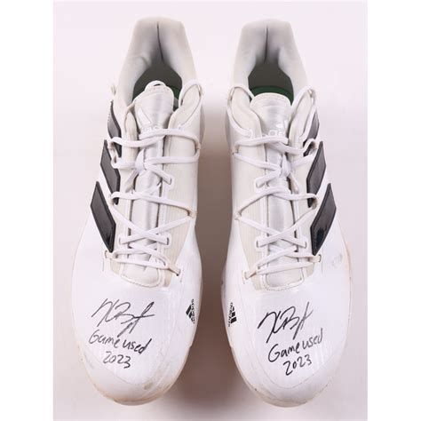 Kris Bryant Signed Game Used Pair Of Adidas Baseball Cleats Inscribed