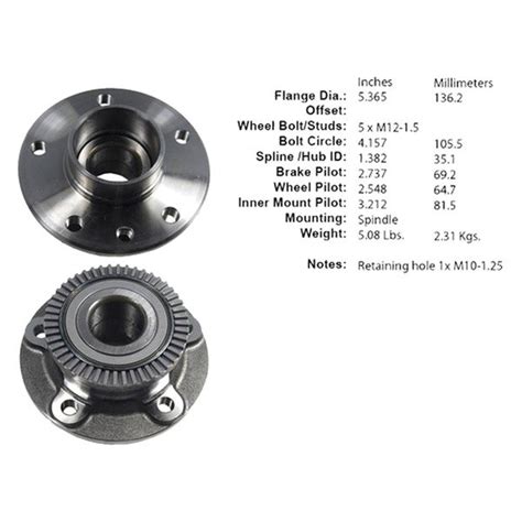 Centric E C Tek Front Driver Side Standard Non Driven