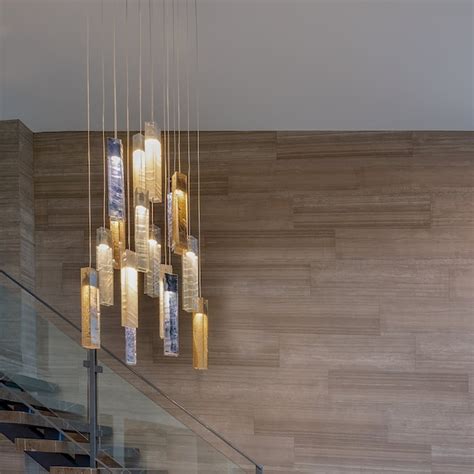 Modern Living Room Chandelier Contemporary REEF Classic Blown Glass