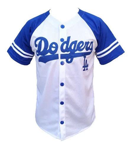 Jersey Casaca Beisbol Dodgers Bordada 387 9