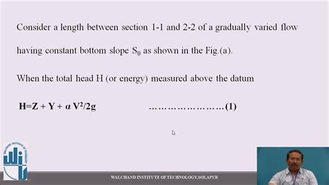 Gradually Varied Flow Youtube