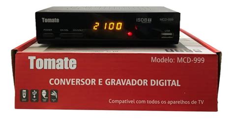 Conversor Digital E Gravador Tomate Mcd 999 R 80 00 Em Mercado Livre