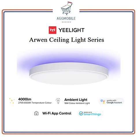 Yeelight Arwen Ceiling Light Series 550c 450c 550s 450s Wifi App