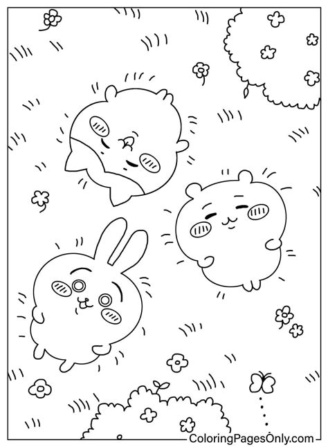 Chiikawa Coloring Pages Free Printable Coloringpagesonly Shor Nbkomputer