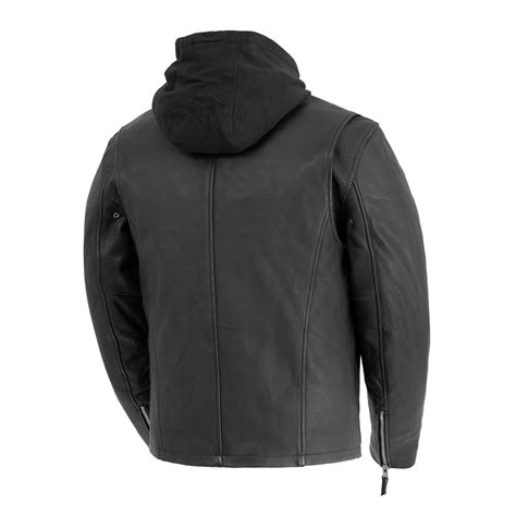 Street Cruiser Mens Motorcycle Leather Jacket The Bikers Den