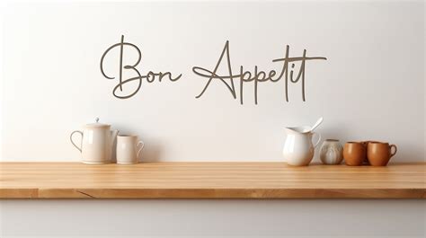 Bon Appetit D Sign Made In Wood Or Mirrored Acrylic Scandinavian