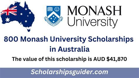 Monash University Scholarships 2024 in Australia