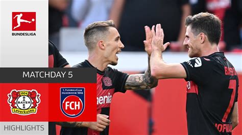 Bayer Leverkusen Vs FC Heidenheim 24 Sep 2023 Video Highlights