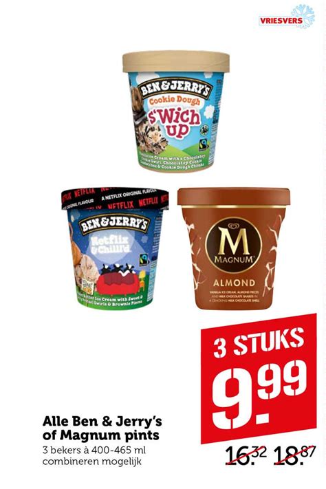 Alle Ben Jerry S Of Magnum Pints Aanbieding Bij Coop Compact