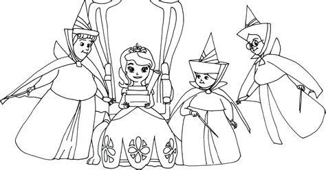 Sofia The First Coloring Pages April 2014