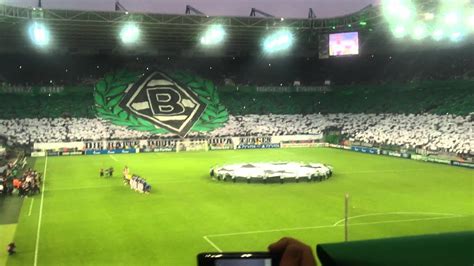 Borussia Mönchengladbach Dynamo Kiew Choreo CL Hymne YouTube