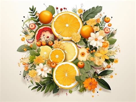 Premium AI Image | vitamin c antioxidant concept with lemons and ...