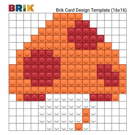 Mario 8 Bit Mushroom Grid