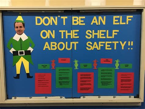 Christmas Safety Bulletin Board Workplace Safety Bulletin Boards