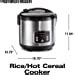 Hamilton Beach Rice Hot Cereal Cooker Cups Uncooked Resulting In