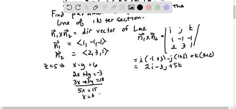 Solved Let ℒ Denote The Line Of Intersection Of The Planes X Y Z 1 And 2 X 3 Y Z 2 Find