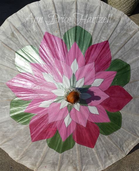 Parasol Pink Lotus Flower Parasol - Etsy