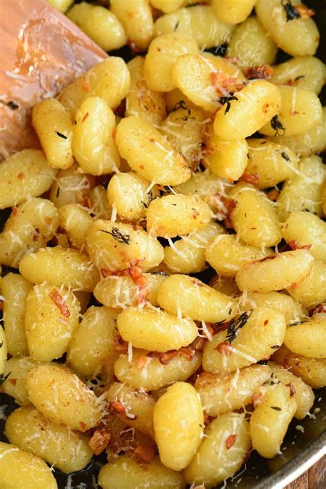 Easy Gnocchi With Butter Garlic And Parmesan Will Cook For Smiles