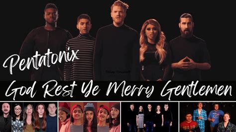 God Rest Ye Merry Gentlemen Pentatonix Mashup Youtube