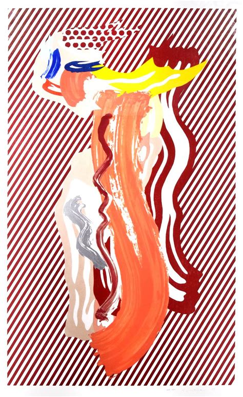Roy Lichtenstein Nude From Brushstroke Figures Series 1989