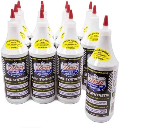 Amazon Lucas Oil Synthetic Oil Stabilizer Quart Pack Of