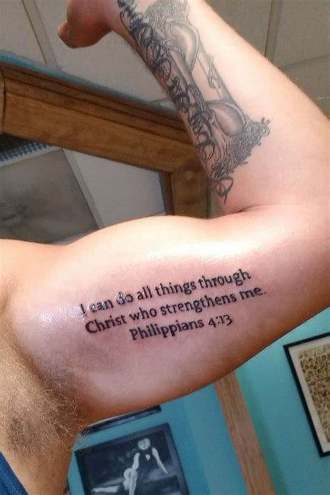 45 Divine Philippians 4 13 Tattoo Designs Art And Design