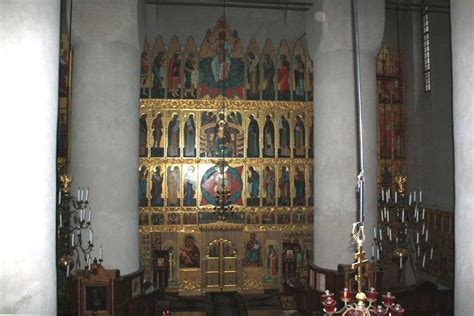 Cath Drale Feodorovsky Iconostase De L Eglise Sup Rieure Pouchkine