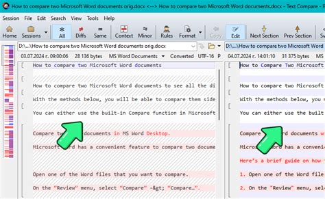 How To Compare Two Microsoft Word Documents Seekfast Blog