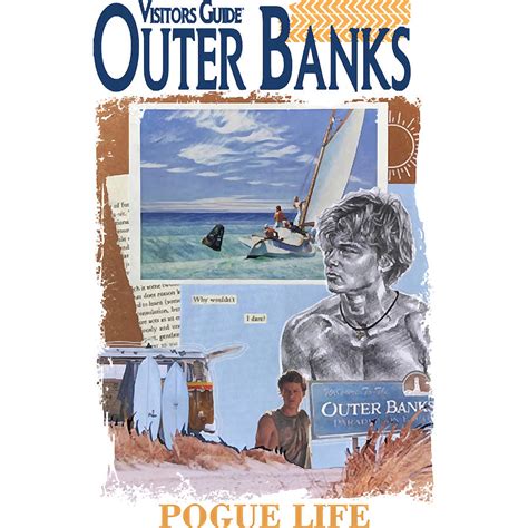pogue life outer banks retro poster painting  mason danielle pixels