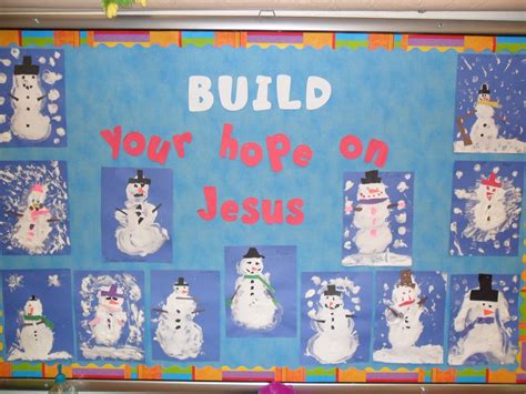 Winter Religious Bulletin Boards