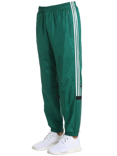 Adidas Originals Synthetic Clr 84 Woven Nylon Track Pants In Green For