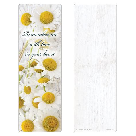 X Daisies Pmc Bookmark With Love In Your Heart Lamcraft