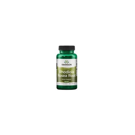 Swanson Rhodiola Rosea Root Różeniec górski 400 mg 100 kapsułek