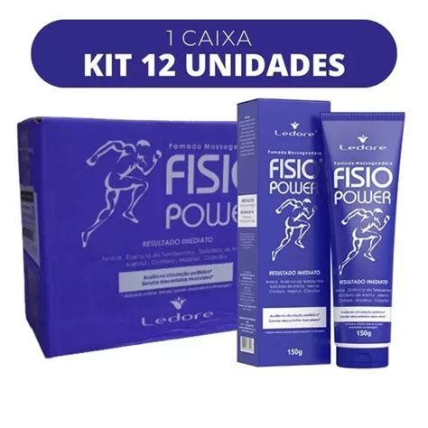 Kit Pomada Massageadora Fisio Power G Ledore Bio Instinto