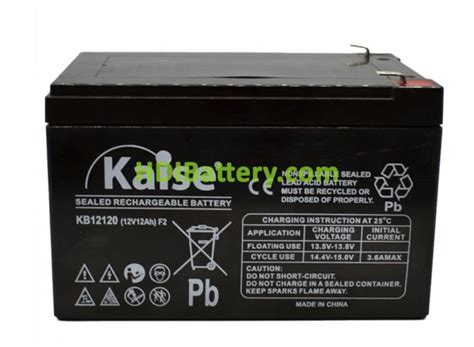 Batería Kb Long Life Kaise Agm Kbl12120f2 12 Voltios 12 Amperios