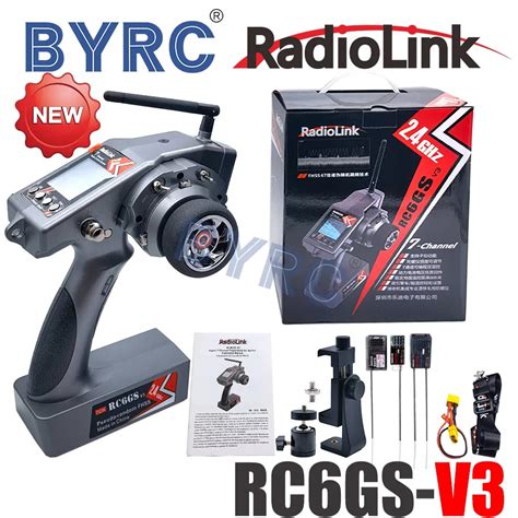 New Radiolink RC6GS V3 2 4G 7 Channel Radio Transmitter With R7FG