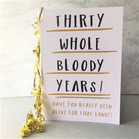 The Best Funny 30th Birthday Cards - Home, Family, Style and Art Ideas