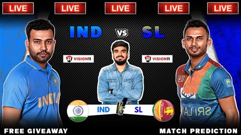 LIVE IND Vs SL Dream11 Prediction IND Vs SL Dream11 Team IND Vs SL