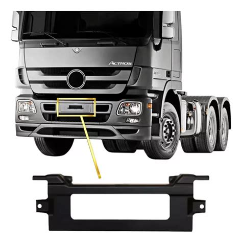 Suporte Da Placa Aplique Dianteiro Mb Axor Actros Frete Gr Tis