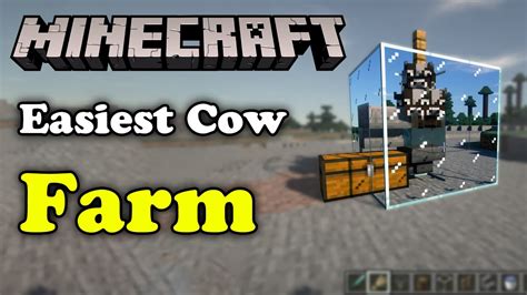 Easy Cow Farm With Entity Cramming Tutorial Minecraft Java 1165