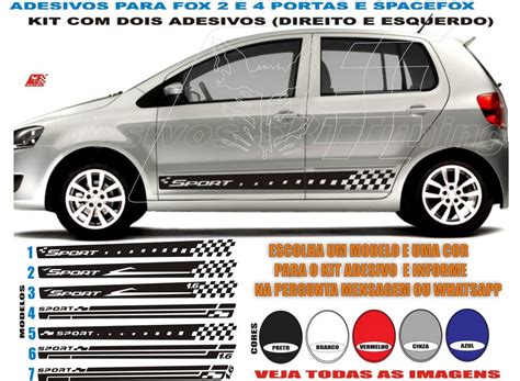 Adesivo Lateral Fox Spacefox Faixa Lateral Sport Acessórios R 57 00