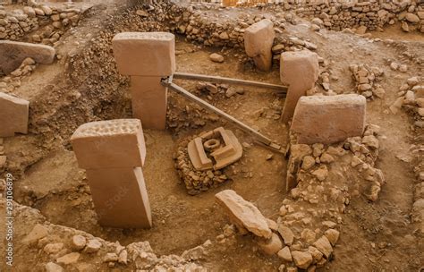 Ancient Site Of Gobekli Tepe In Sanliurfa Turkey G Beklitepe The