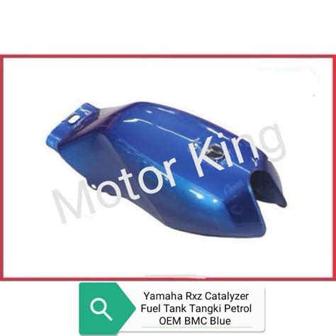 Fuel Tank Tangki Minyak Petrol Yamaha Rxz Catalyzer Oem Bmc Blue