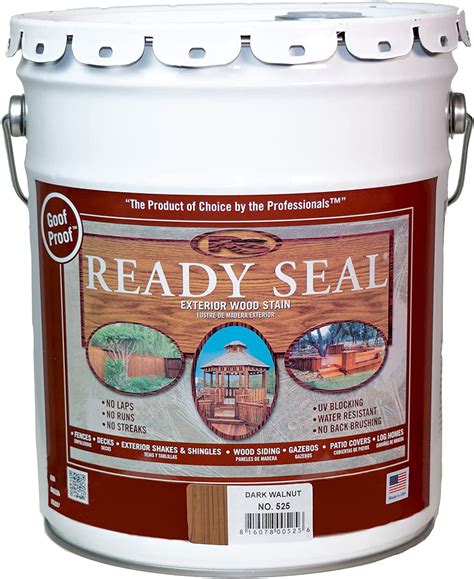 Ready Seal Exterior Wood Stain And Sealer Canada 5 Gallon Pail Rusty Design