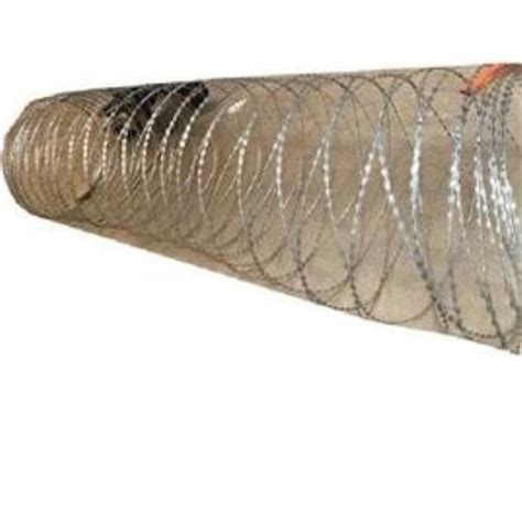 Mild Steel Galvanized Concertina Coil Fencing Cross Razor 450mm At Rs 100 Kg In Bhavnagar