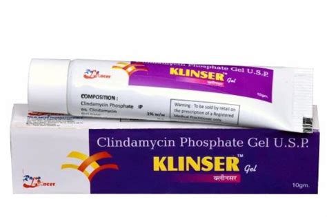 Clindamycin Klinser Gel at Rs 57.99/piece | Clindamycin And ...