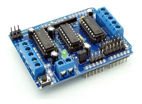 Tarjeta Motor Drive Shield Puente H L293d Para Arduino Pic MercadoLibre