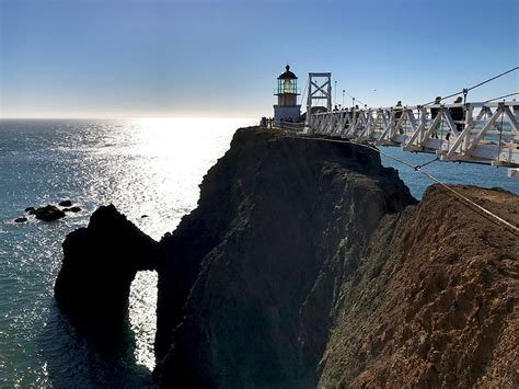 Point Bonita Lighthouse At San Francisco Bay In The Marin Headlands